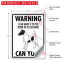 Smooth Fox Terrier! Make It To Fence or Door Signs (9" x 12")-5