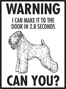Soft Coated Wheaten Terrier Make It To Fence or Door Signs (9" x 12")-3