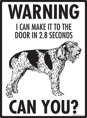 Spinone Italiano! Make It To Fence or Door Signs (9" x 12") - 0