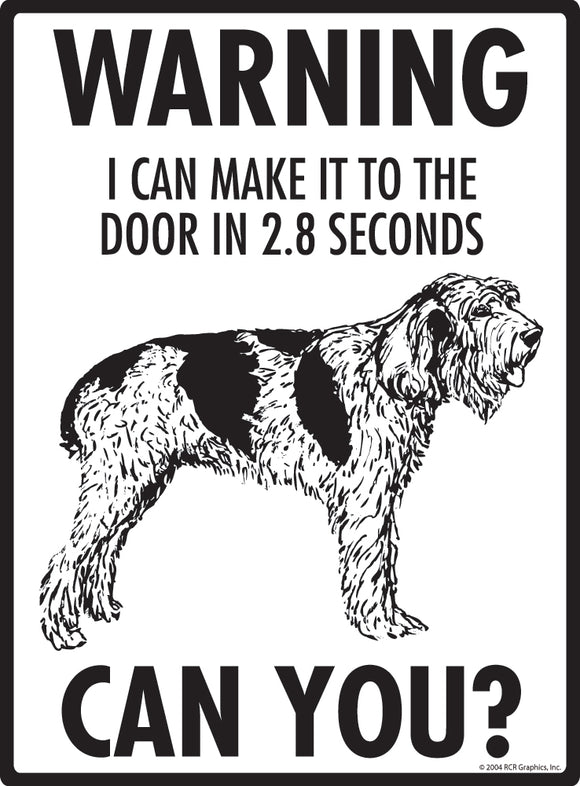 Spinone Italiano! Make It To Fence or Door Signs (9" x 12")