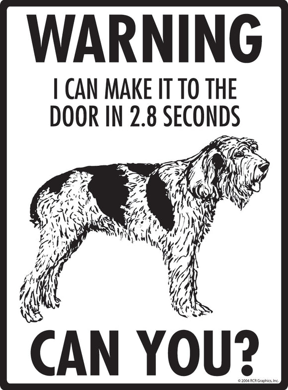 Spinone Italiano Make It To Fence or Door Signs (9" x 12")