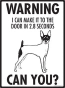 Toy Fox Terrier! Make It To Fence or Door Signs (9" x 12")-2