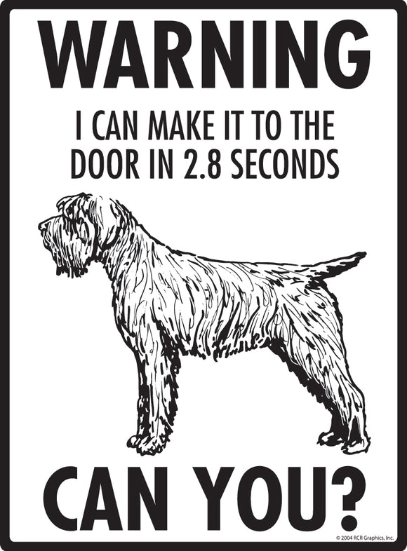 Wirehaired Pointing Griffon! Make It To Fence or Door Signs (9" x 12")