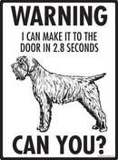 Wirehaired Pointing Griffon Make It To Fence or Door Signs (9" x 12")-3