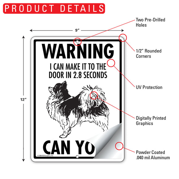 Chihuahua (Long Hair)! Make It To Fence or Door Signs (9" x 12")