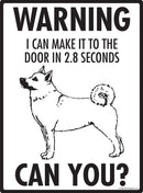 Norwegian Buhund! Make It To Fence or Door Signs (9" x 12")-2