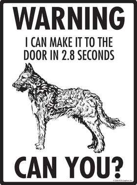 Belgian Laekenois! Make It To Fence or Door Signs (9" x 12") - 0