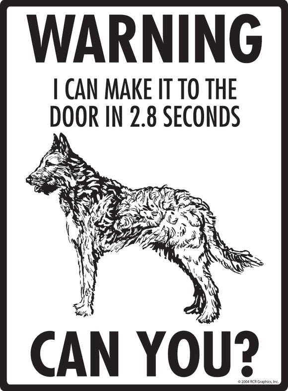 Belgian Laekenois! Make It To Fence or Door Signs (9" x 12")