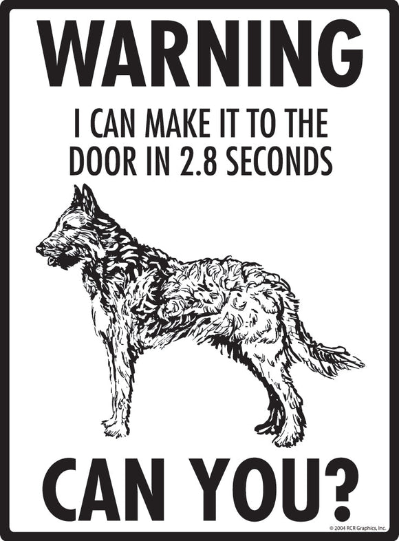 Belgian Laekenois Make It To Fence or Door Signs (9" x 12")