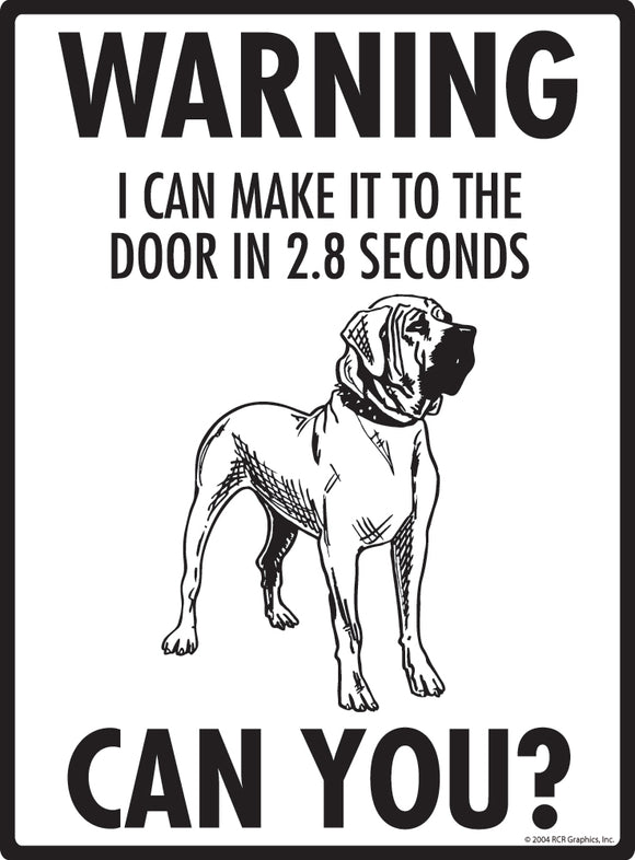 Tosa Inu! Make It To Fence or Door Signs (9" x 12")