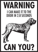 Fila Brasileiro Make It To Fence or Door Signs (9" x 12")-3