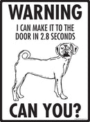 Puggle Make It To Fence or Door Signs (9" x 12")-3