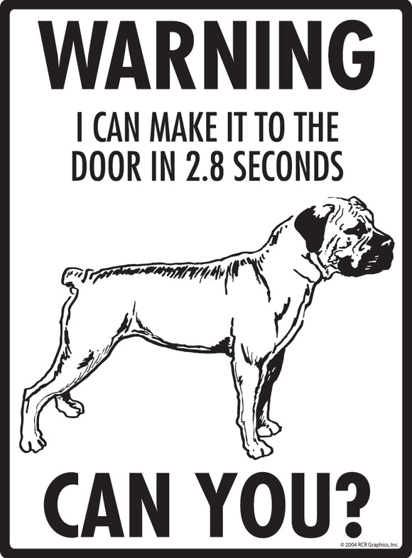 Boerboel! Make It To Fence or Door Signs (9" x 12")