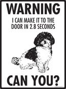 Shih-Poo Make It To Fence or Door Signs (9" x 12")-3