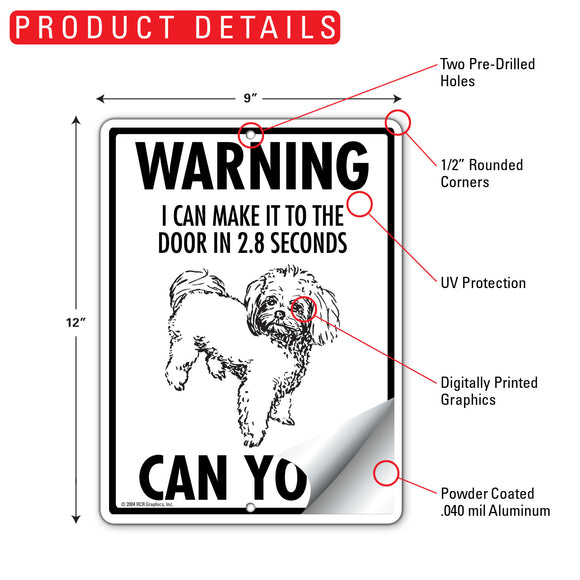 Peekapoo! Make It To Fence or Door Signs (9" x 12")