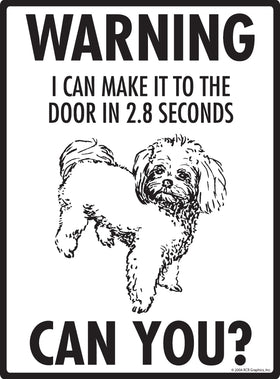 Peekapoo! Make It To Fence or Door Signs (9" x 12") - 0