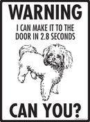 Peekapoo Make It To Fence or Door Signs (9" x 12")-3