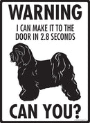 Tibetan Terrier! Make It To Fence or Door Signs (9" x 12")-2