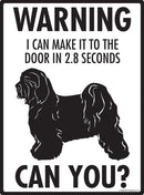 Tibetan Terrier Make It To Fence or Door Signs (9" x 12")-3