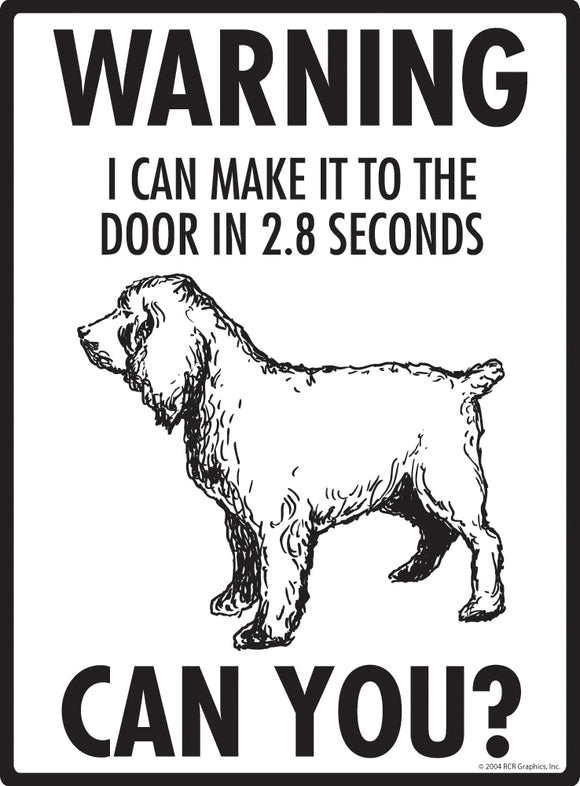 Boykin Spaniel! Make It To Fence or Door Signs (9" x 12")