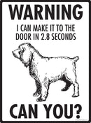 Boykin Spaniel Make It To Fence or Door Signs (9" x 12")-3