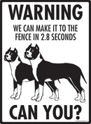 American Staffordshire Terrier! Make It To Fence or Door Signs-3