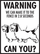 Basset Griffon Make It To Fence or Door Signs (9" x 12")-4
