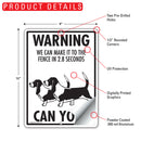 Basset Hound! Make It To Fence or Door Signs (9" x 12")-6