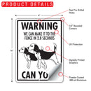 Beagle! Make It To Fence or Door Signs (9" x 12")-6