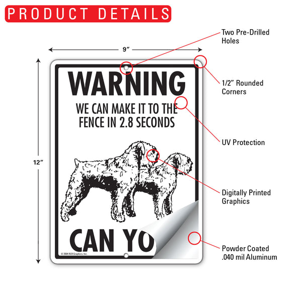 Bouvier des Flandres! Make It To Fence or Door Signs (9" x 12")