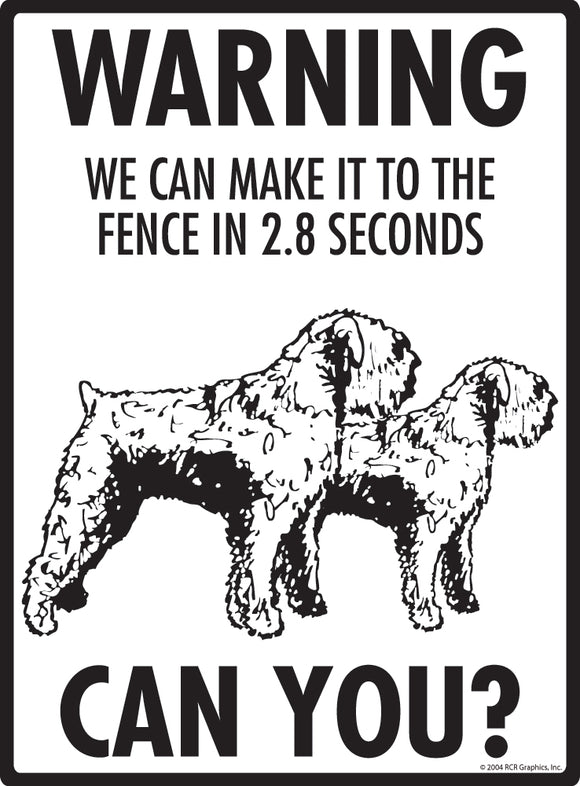 Bouvier des Flandres! Make It To Fence or Door Signs (9" x 12")