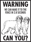 Briard! Make It To Fence or Door Signs (9" x 12")-3