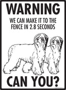 Briard Make It To Fence or Door Signs (9" x 12")-4