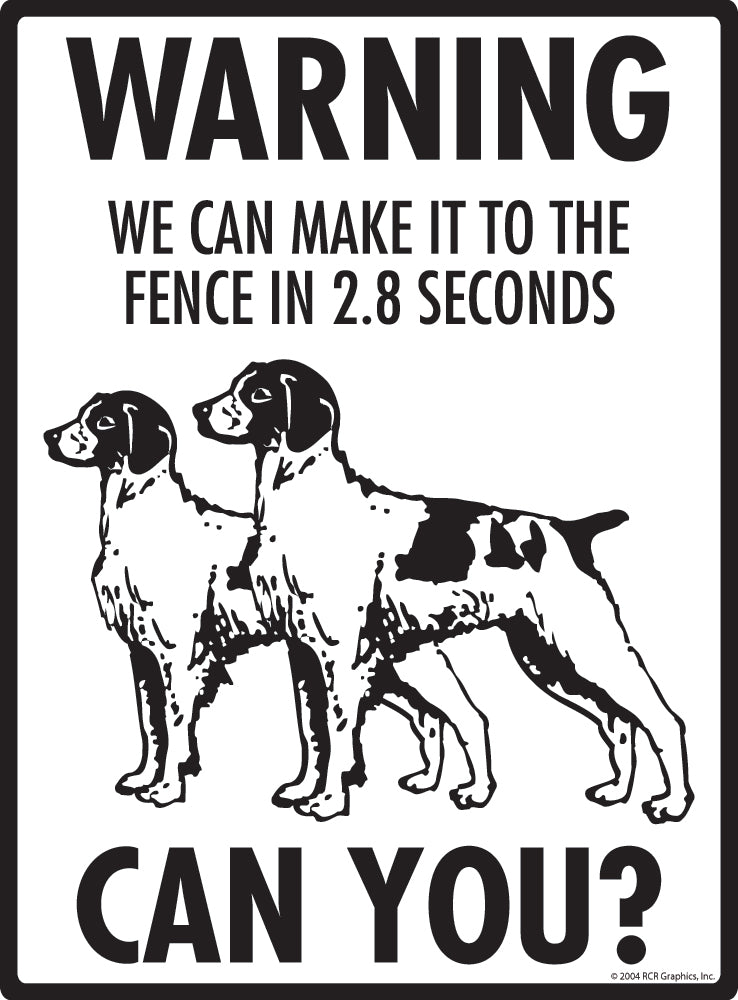 Brittany Make It To Fence or Door Signs (9" x 12")