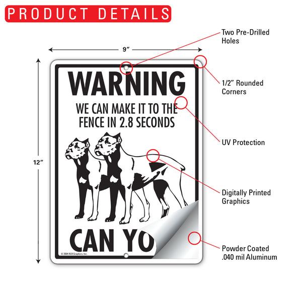 Cane Corso! Make It To Fence or Door Signs (9" x 12")
