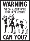 Cane Corso! Make It To Fence or Door Signs (9" x 12")-3