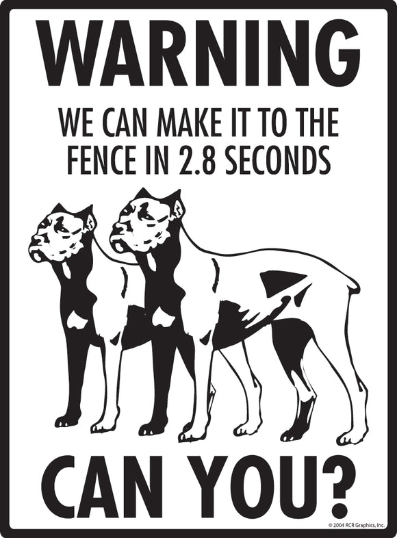 Cane Corso! Make It To Fence or Door Signs (9" x 12")