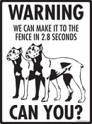 Cane Corso Make It To Fence or Door Signs (9" x 12")-4