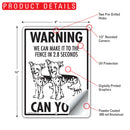 Chinese Crested! Make It To Fence Signs (9" x 12")-6