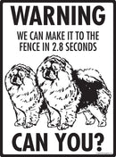 Chow Make It To Fence or Door Signs (9" x 12")-4