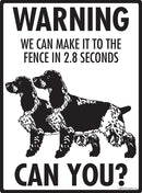 English Cocker Spaniel! Make It To Fence or Door Signs (9" x 12")-3