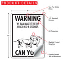Dachshund! Make It To Fence or Door Signs (9" x 12")-6