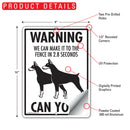 Doberman Pinscher! Make It To Fence or Door Signs (9" x 12")-6