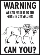 Dogue de Bordeaux Make It To Fence or Door Signs (9" x 12")-4