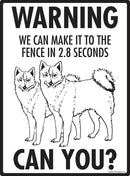 Finnish Spitz! Make It To Fence or Door Signs (9" x 12")-3