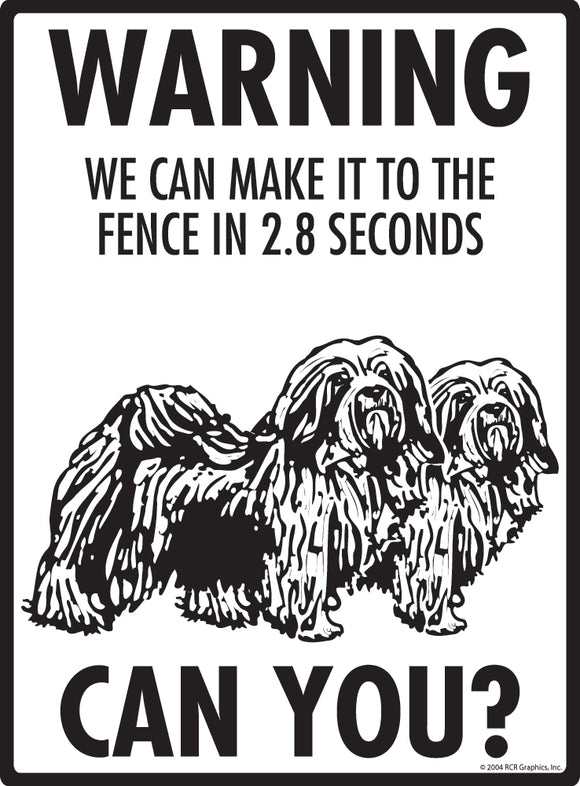 Havanese! Make It To Fence or Door Signs (9" x 12")