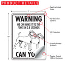 Irish Terrier! Make It To Fence or Door Signs (9" x 12")-6