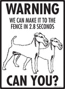 Irish Terrier! Make It To Fence or Door Signs (9" x 12")-3
