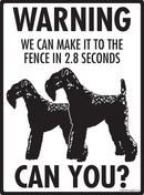 Kerry Blue Terrier! Make It To Fence or Door Signs (9" x 12")-3
