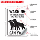 Labrador Retriever! Make It To Fence or Door Signs (9" x 12")-6